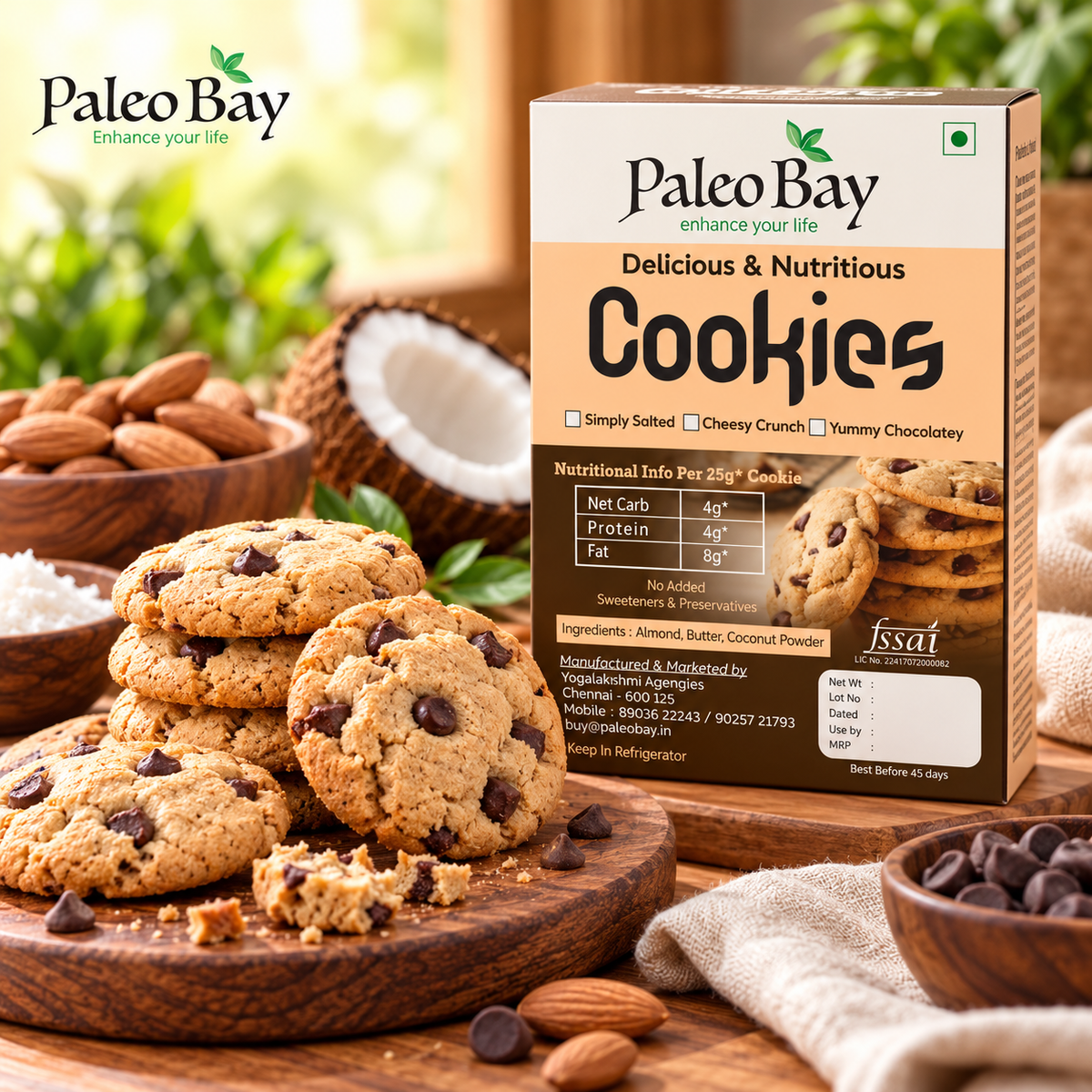 Keto cookies 250g