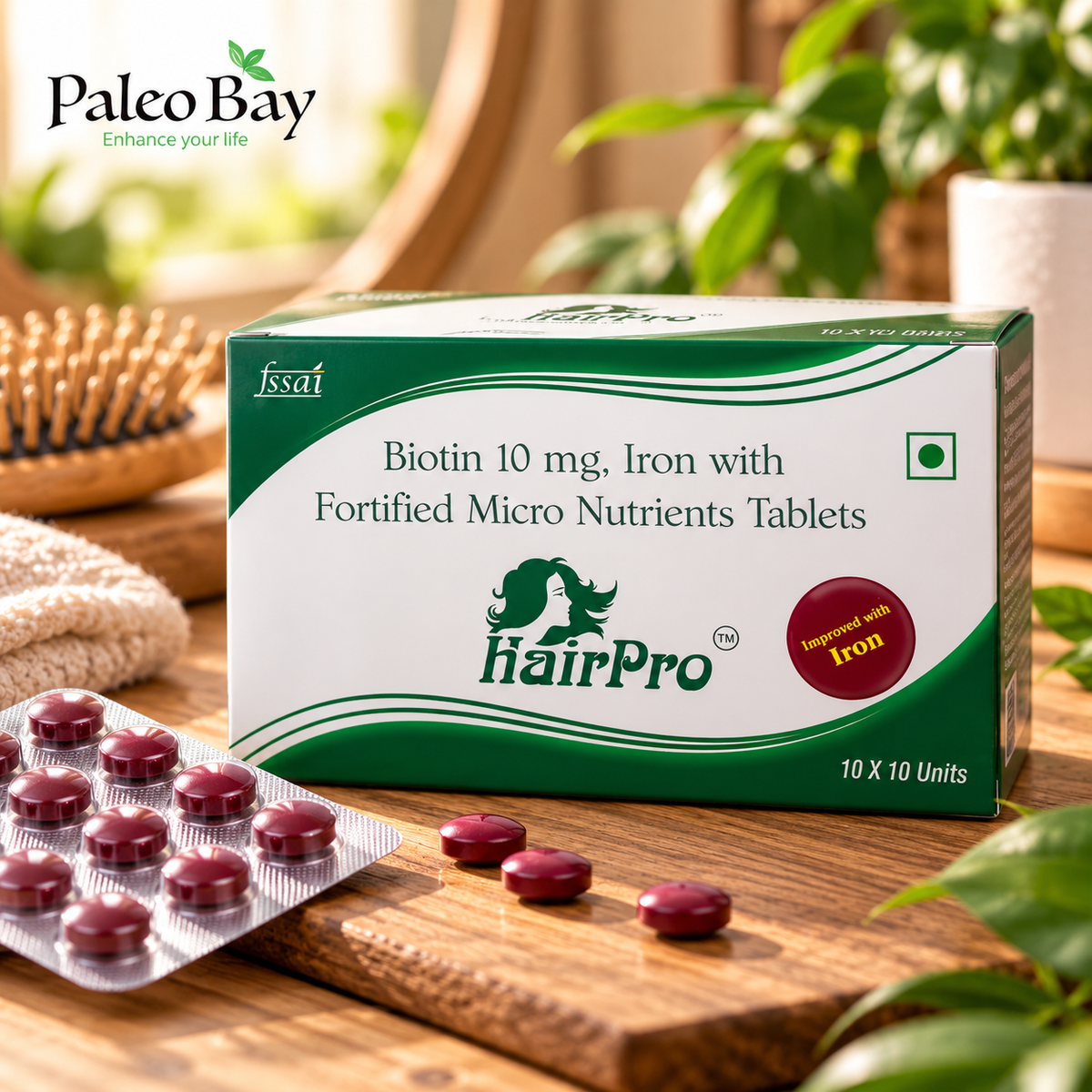 Biotin 10 mg + Iron hairpro