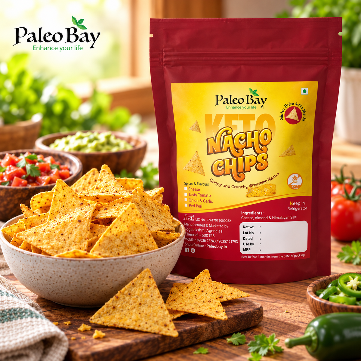Keto nacho chips KF