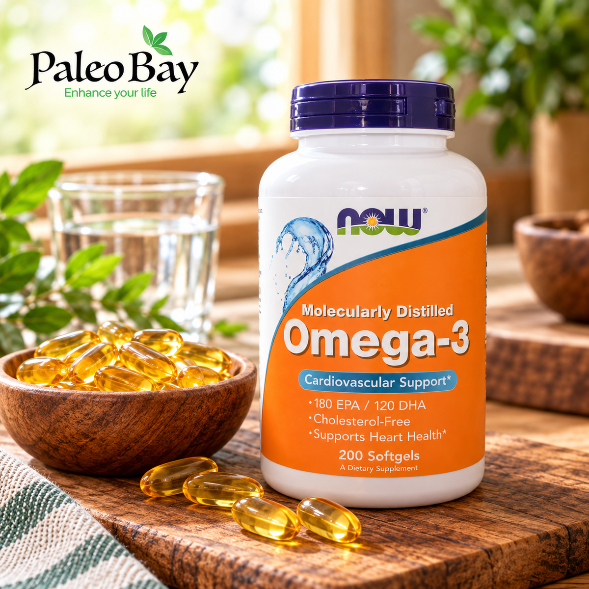 Now  Omega 3 200caps
